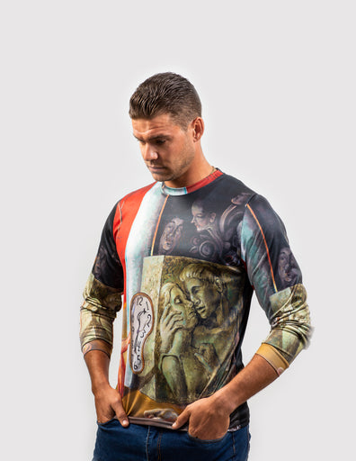 "The Listener" Long Sleeve Shirt - Constantino Artwork inspired by the artistry of Anton Brzezinski
